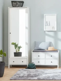 TERPETMeuble d'entrée TERPET a/miroir blanc-JYSK New