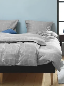 THERESAPlusParure de lit Flanelle THERESA 240x220 gris-JYSK Online