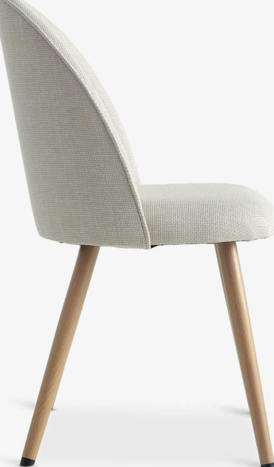 THORUPChaise THORUP tissu beige/coloris chêne naturel-JYSK