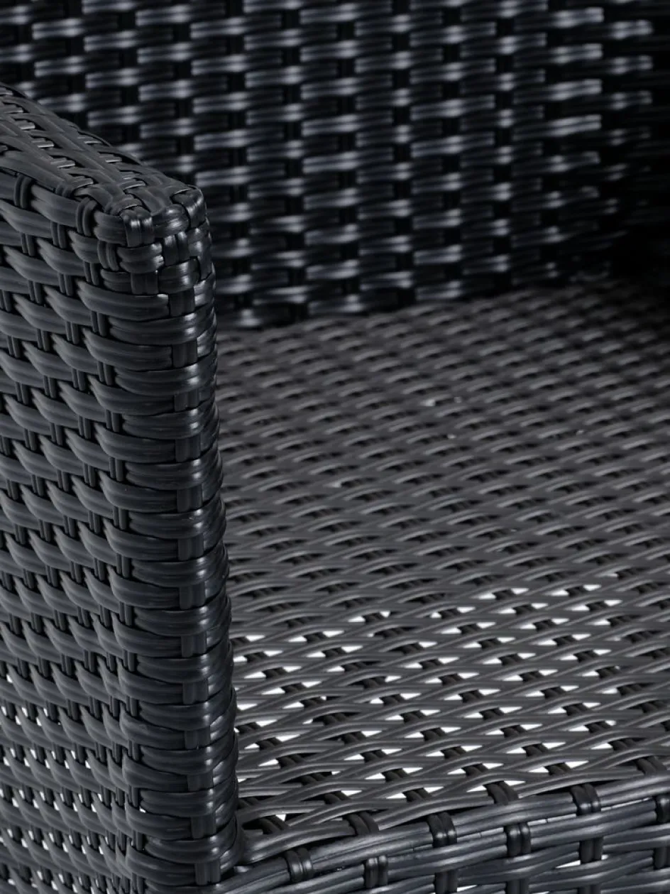 THY + AIDTTHY L60 table + 2 AIDT chaises noir-JYSK Outlet