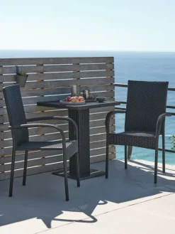 THY + GUDHJEMTHY L60 table + 2 GUDHJEM chaises noir-JYSK Sale