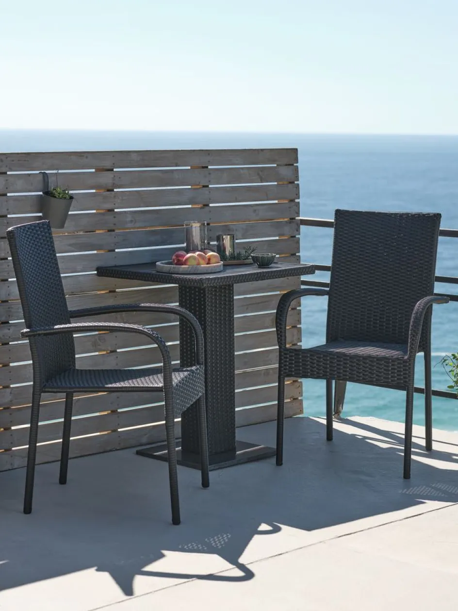 THY + GUDHJEMTHY L60 table + 2 GUDHJEM chaises noir-JYSK Sale