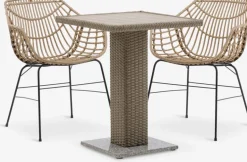 THY + ILDERHUSETHY L60 table + 2 ILDERHUSE chaises l-JYSK Hot