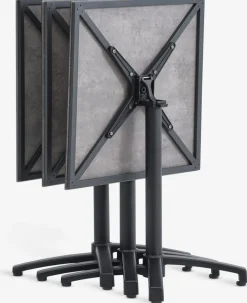 TIPMOSE + MELLBYTIPMOSE L70 table gris + 2 MELLBY chaises noir-JYSK Clearance