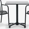 TIPMOSE + NABBENTIPMOSE L70 table gris + 2 NABBEN chaises noir-JYSK Online