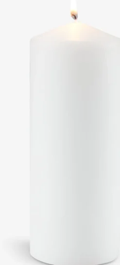 TORALFBougie pilier TORALF Ø8xH20cm blanc-JYSK Best