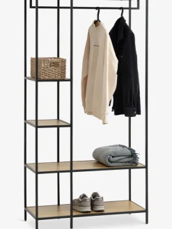 TRAPPEDALMeuble d'entrée TRAPPEDAL coloris chêne chaud/noir-JYSK New