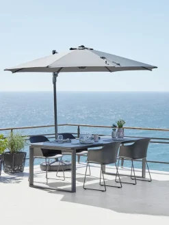 TRONDHEIMParasol déporté TRONDHEIM Ø300 gris-JYSK