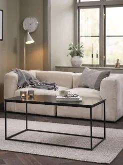 TROSTERUDTable basse TROSTERUD 50x100 coloris marbre/noir-JYSK Discount