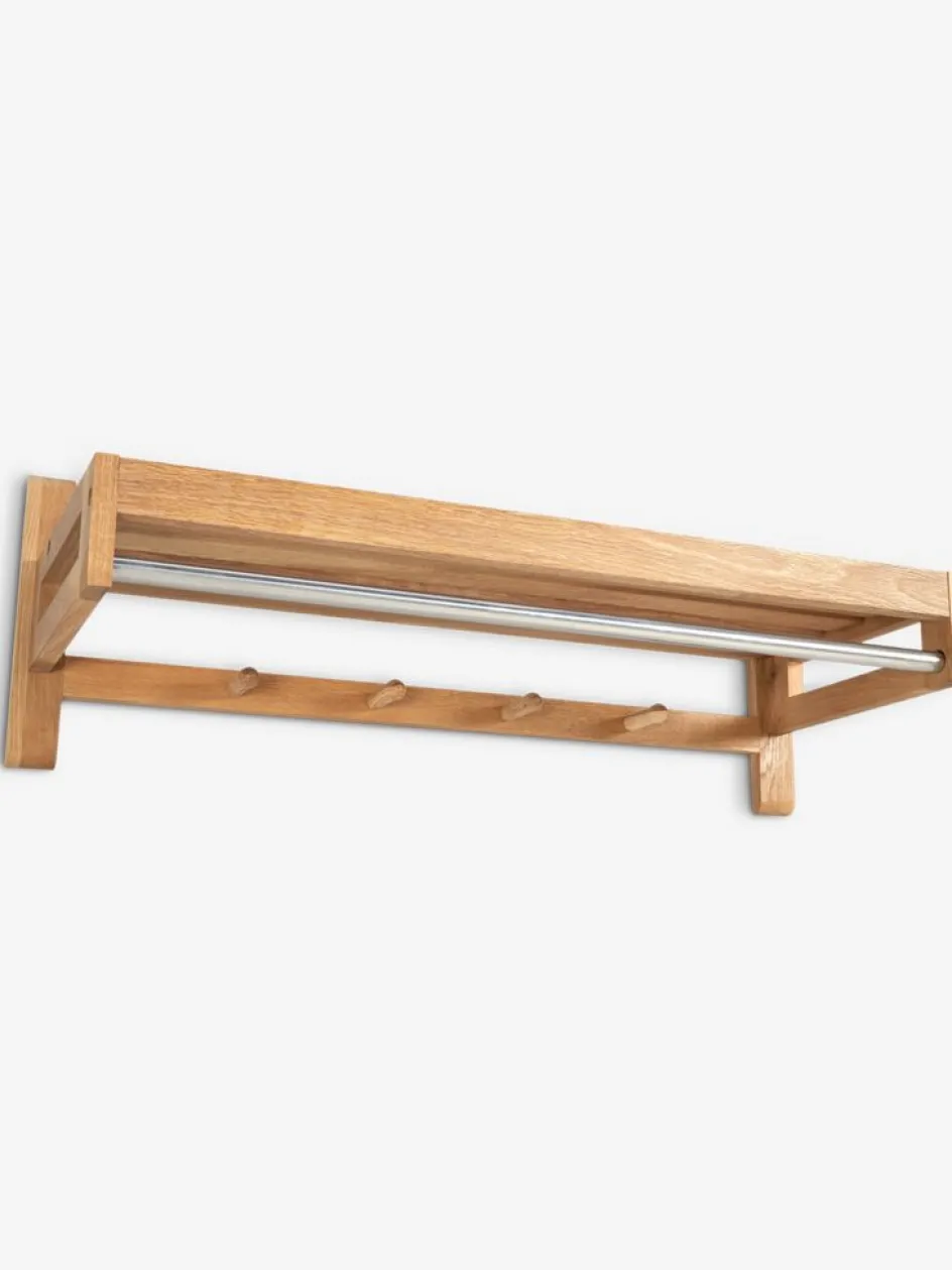 TVISÉtagère d'entrée TVIS 4 crochets chêne naturel-Royal Oak Sale