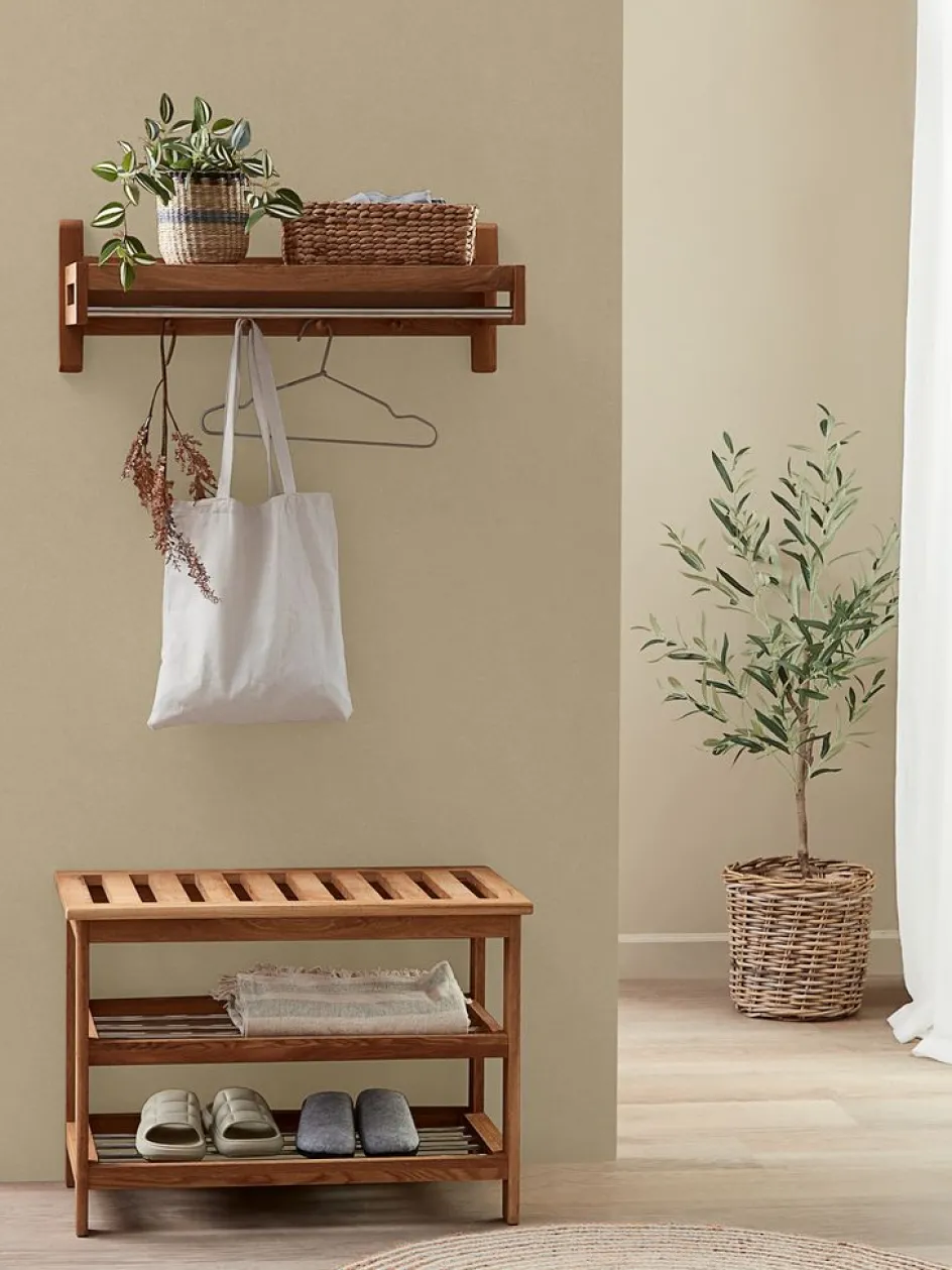 TVISÉtagère d'entrée TVIS 4 crochets chêne naturel-Royal Oak Sale