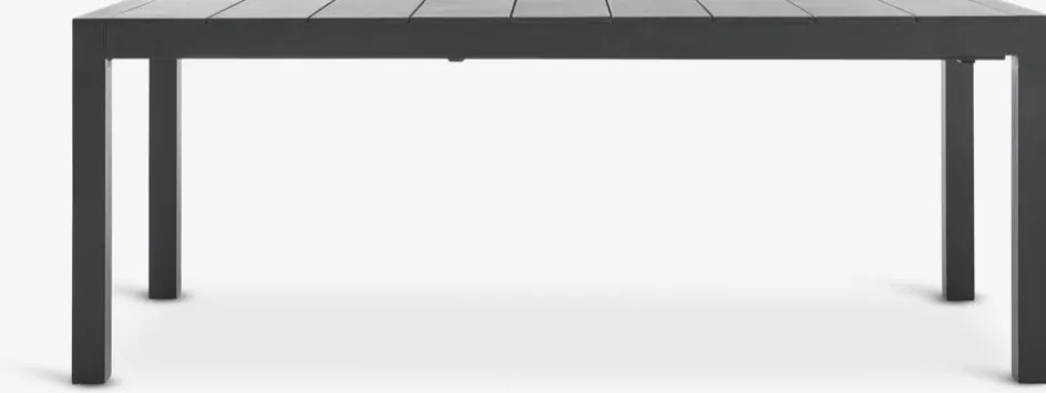 TYDALTable de jardin TYDAL l95xl208/272 noir-JUTLANDIA Clearance