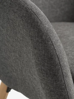 UDSBJERGFauteuil UDSBJERG tissu /chêne-JYSK New