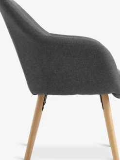 UDSBJERGFauteuil UDSBJERG tissu /chêne-JYSK New