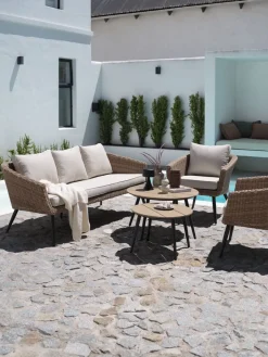 UDSTRUPEnsemble lounge UDSTRUP 5 personnes naturel-JUTLANDIA Online