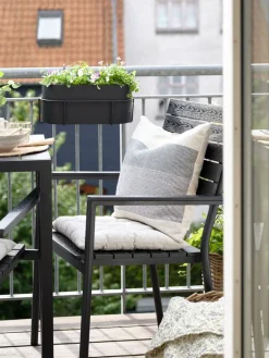 UGLEBalconnière UGLE l23xL37xH22 noir-JYSK New