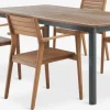 ULBJERG + HAMRAULBJERG L214/297 table + 4 HAMRA chaises eucalyptus-JUTLANDIA Discount