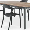 ULBJERG + NANNESTADULBJERG L214/297 table eucalyptus + 4 NANNESTAD chaise-JYSK Online