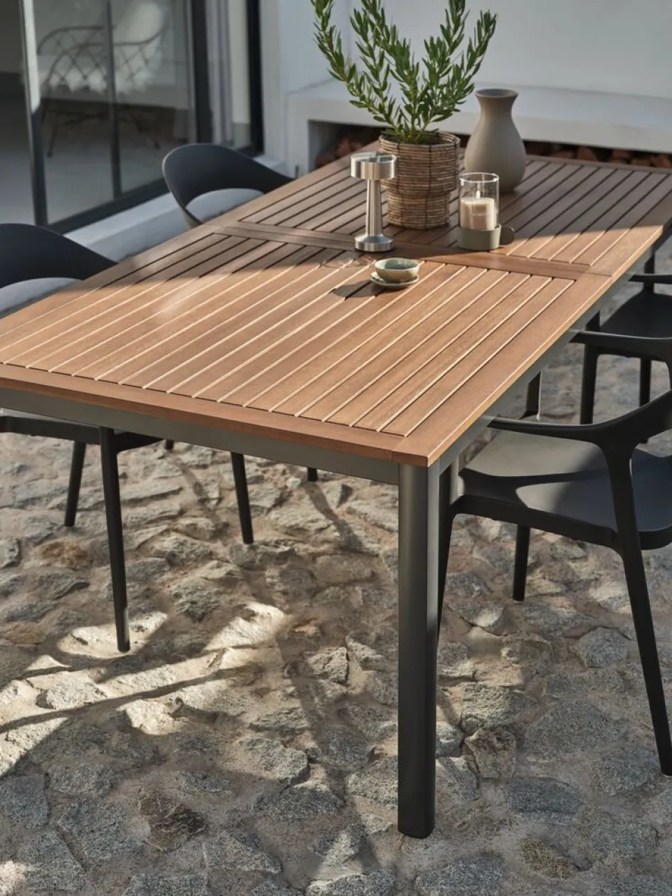 ULBJERGTable de jardin ULBJERG l99xl214/297 eucalyptus-JUTLANDIA Hot