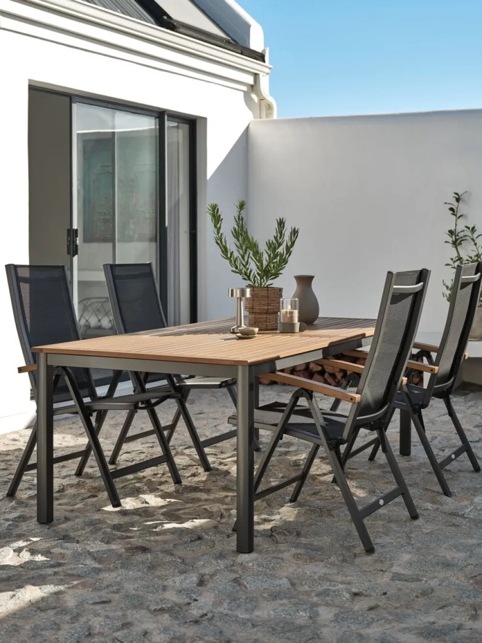 ULBJERGTable de jardin ULBJERG l99xl214/297 eucalyptus-JUTLANDIA Hot