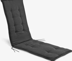 ULFBORGCoussin de jardin pour chaise relax ULFBORG gris foncé-JUTLANDIA New