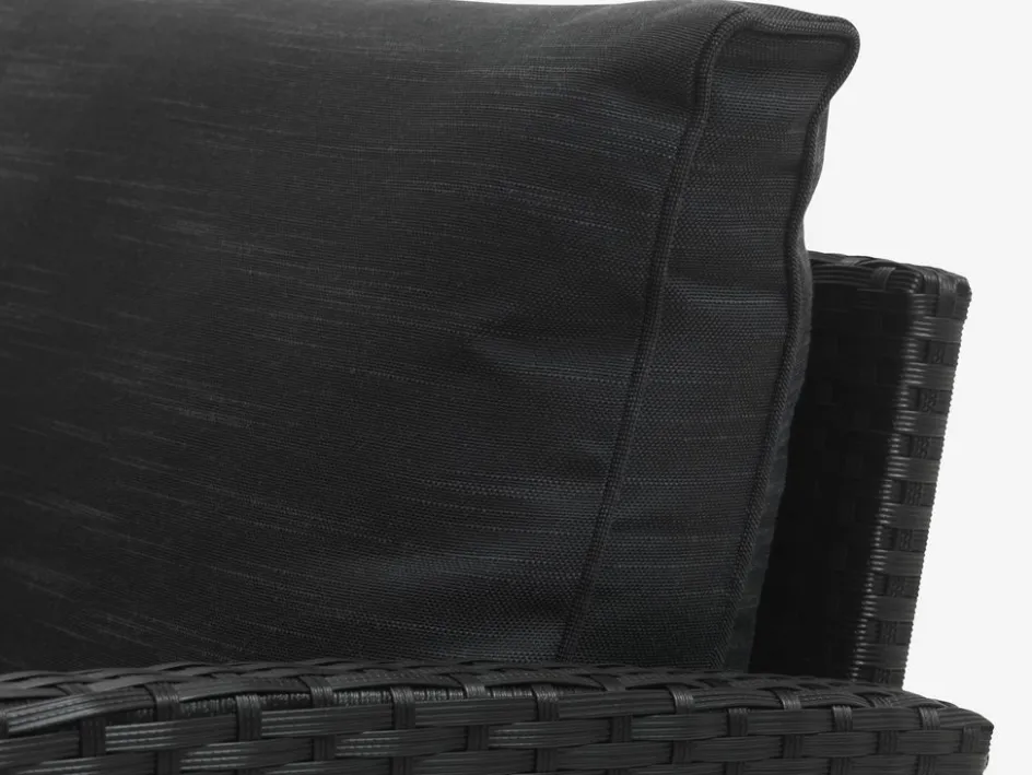 ULLEHUSEEnsemble lounge ULLEHUSE 9 personnes avec rangement noir-JYSK Discount