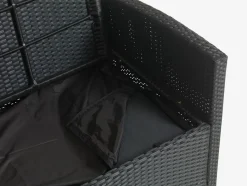 ULLEHUSEEnsemble lounge ULLEHUSE 9 personnes avec rangement noir-JYSK Discount