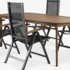 UVDAL + SIRDALUVDAL L223 table bois dur + 4 SIRDAL chaises gris-JYSK Best