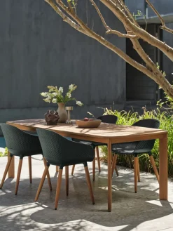 UVDALTable de jardin UVDAL l95xL223 eucalyptus-JUTLANDIA Clearance