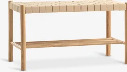 VADEHAVETBanc VADEHAVET avec étagère chêne naturel/naturel-JYSK Outlet