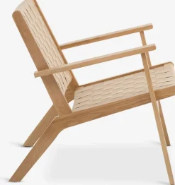 VADEHAVETFauteuil VADEHAVET tissu naturel/chêne-JYSK Discount