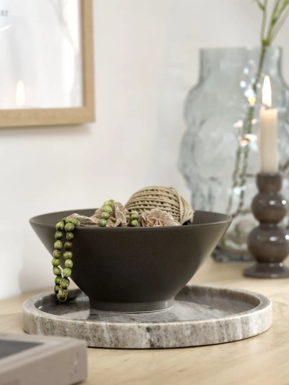 VALDEMARPlateau décoratif VALDEMAR Ø25cm marbre-JYSK