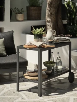 VALLEBODesserte VALLEBO l45xL100xH74 noir-JUTLANDIA Discount