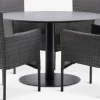 VAMDRUP + AIDTVAMDRUP Ø120 table + 4 AIDT chaises gris-JYSK Best