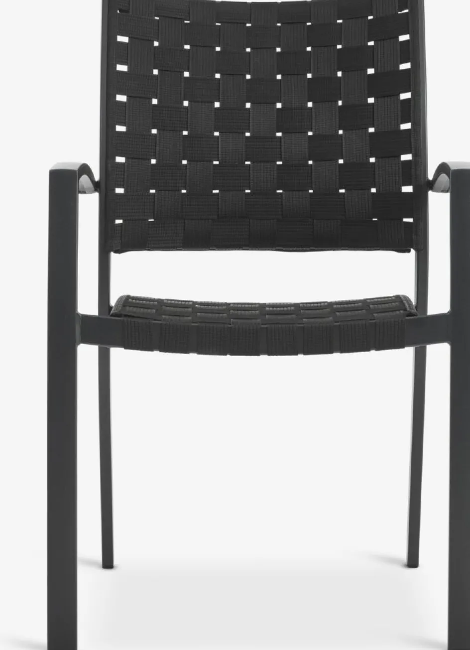 VAMDRUP + GLOMFJORDVAMDRUP Ø70 table gris + 2 GLOMFJORD chaises noir-JYSK Discount