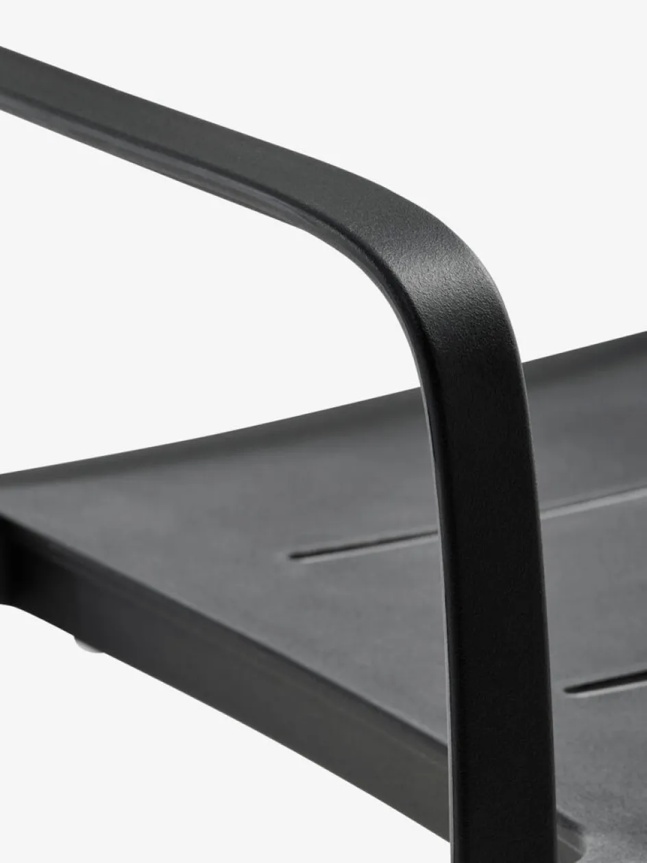 VAMDRUP + INGSTRUPVAMDRUP Ø120 table + 4 INGSTRUP chaises noir-JYSK