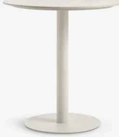 VAMDRUP + MIDDAGSBERGETVAMDRUP Ø70 table beige + 2 MIDDAGSBERGET chaises naturel-JYSK Best