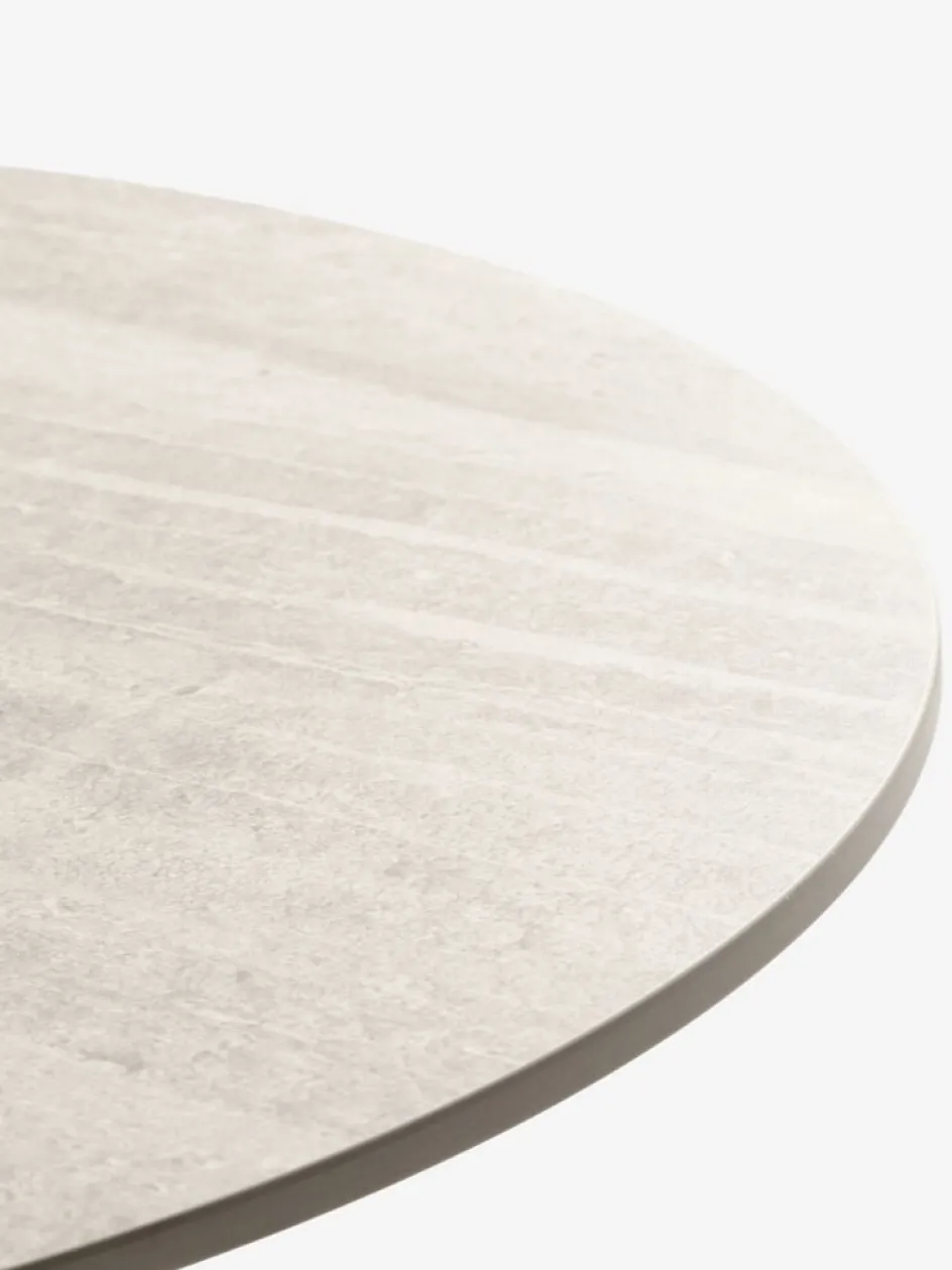 VAMDRUP + MIDDAGSBERGETVAMDRUP Ø70 table beige + 2 MIDDAGSBERGET chaises naturel-JYSK Best