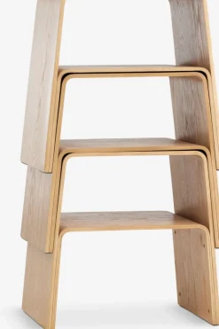 VANDELTabouret VANDEL empilable coloris chêne naturel-Royal Oak Hot