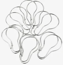 VARAAnneaux rideau douche VARA 12pcs/pqt-JYSK Clearance