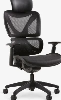 VARPELEVFauteuil de bureau VARPELEV maille noir/noir-JYSK Best