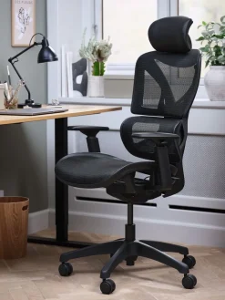 VARPELEVFauteuil de bureau VARPELEV maille noir/noir-JYSK Best