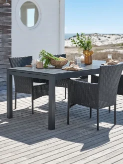 VATTRUP + AIDTVATTRUP L206/321 table + 4 AIDT chaises noir-JUTLANDIA Hot