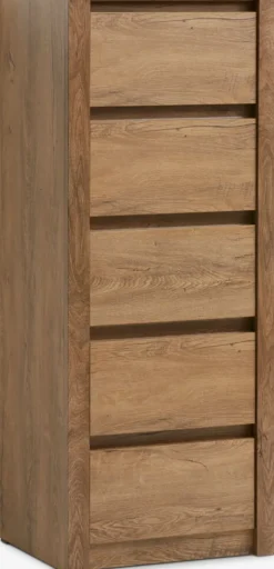 VEDDECommode 5 tiroirs VEDDE coloris chêne foncé-JYSK Sale