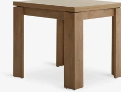 VEDDETable VEDDE 80x80/160 coloris chêne foncé-JYSK Online