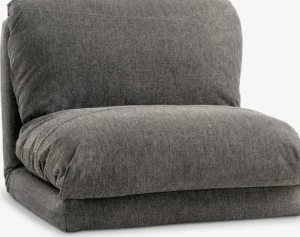 VEGGERFauteuil convertible VEGGER tissu gris-JYSK