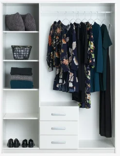 VELLERUPArmoire VELLERUP 151x200 combi blanc-JYSK New