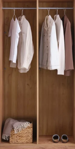 VIBYArmoire VIBY 101x200 2 portes coloris-JYSK Outlet