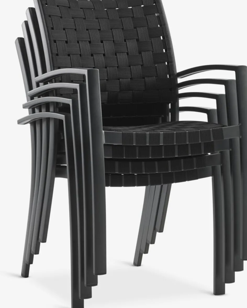 VIERLI + GLOMFJORDVIERLI L149 table + 4 GLOMFJORD chaises noir-JYSK Sale