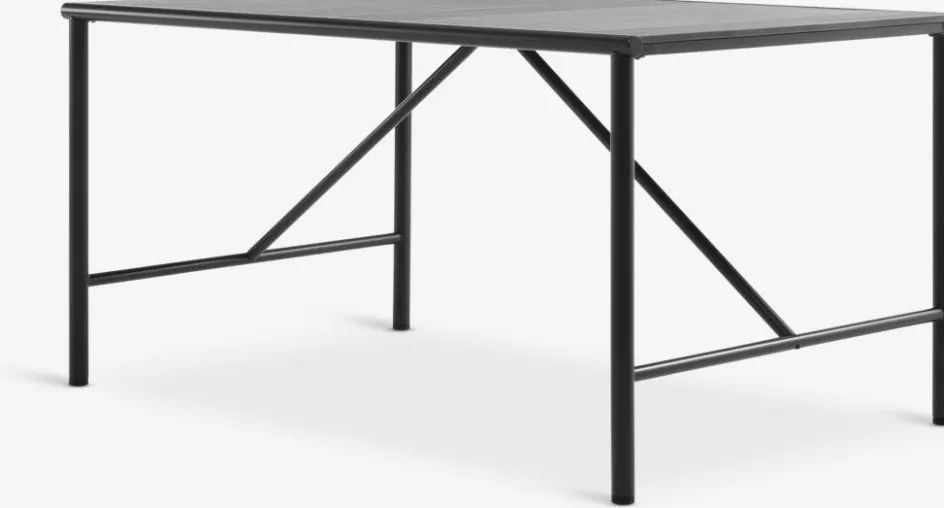 VIERLI + GLOMFJORDVIERLI L149 table + 4 GLOMFJORD chaises noir-JYSK Sale